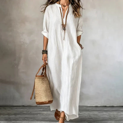 Tania Baccelli™ Striped Maxi Dress for Effortless Everyday Style