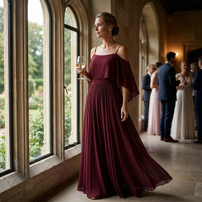 Tania Persico™ Elegant Cold Shoulder Maxi Dress for Curves