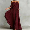 Tania Persico™ Elegant Cold Shoulder Maxi Dress for Curves