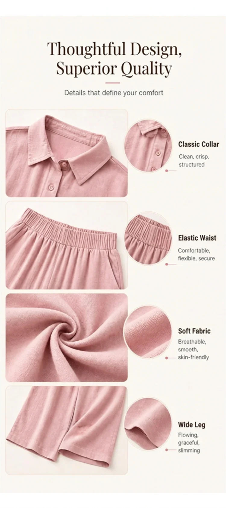 Tania Sanfilippo™ Effortless Button-Up & Wide Leg Outfit