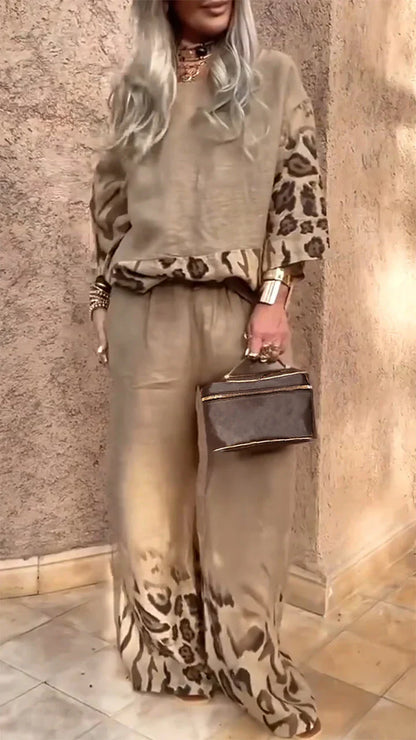 Tania Vassalli™ Elegant Leopard Suit for Special Occasions