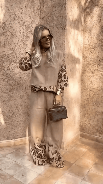 Tania Vassalli™ Elegant Leopard Suit for Special Occasions