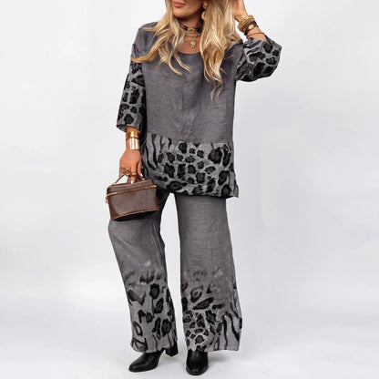 Tania Vassalli™ Elegant Leopard Suit for Special Occasions