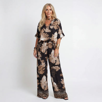 Tania Vassalli™ Elegant Leopard Suit for Special Occasions