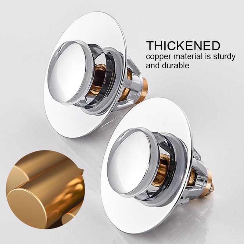 TapCleanFilter™ Stainless steel drain filter button