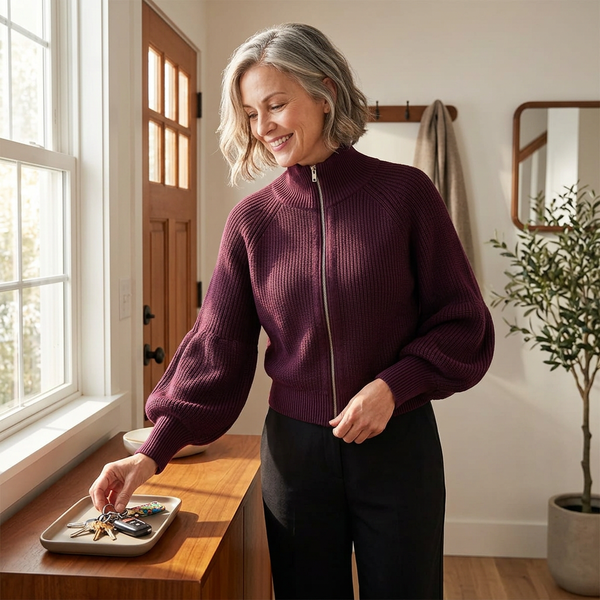 Tarsilla Parodi™ Lantern Sleeve Sweater for Everyday Style