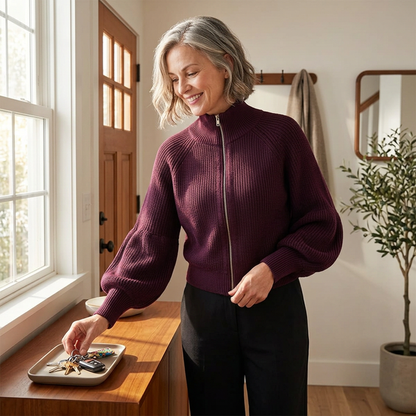 Tarsilla Parodi™ Lantern Sleeve Sweater for Everyday Style