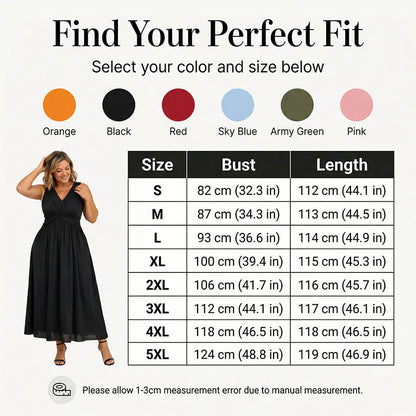 Tecla Tedeschi™ Flattering Sleeveless Dress for Easy Elegance