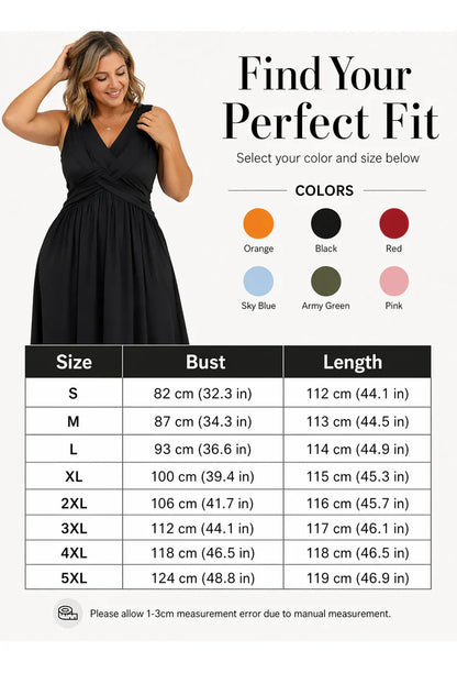 Tecla Tedeschi™ Flattering Sleeveless Dress for Easy Elegance
