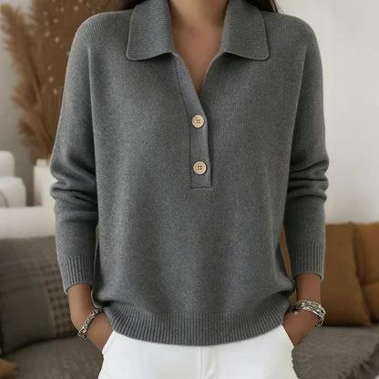 Teodora Bolzano™ Versatile Pullover with Notch Collar