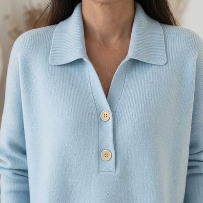 Teodora Bolzano™ Versatile Pullover with Notch Collar