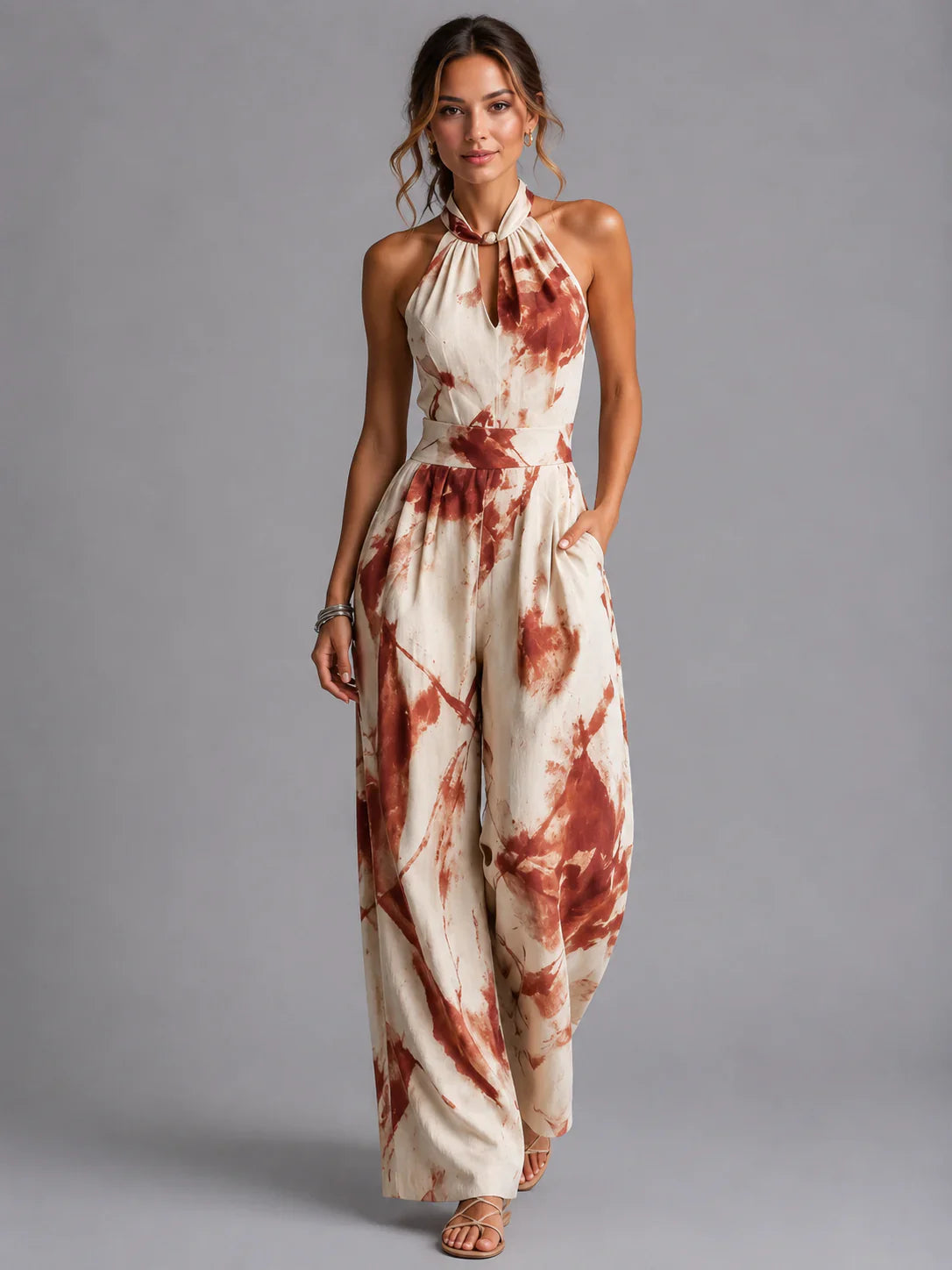 Teodora Pugliesi™ Lightweight Summer Jumpsuit for Effortless Style