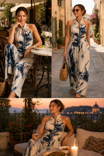 Teodora Pugliesi™ Lightweight Summer Jumpsuit for Effortless Style