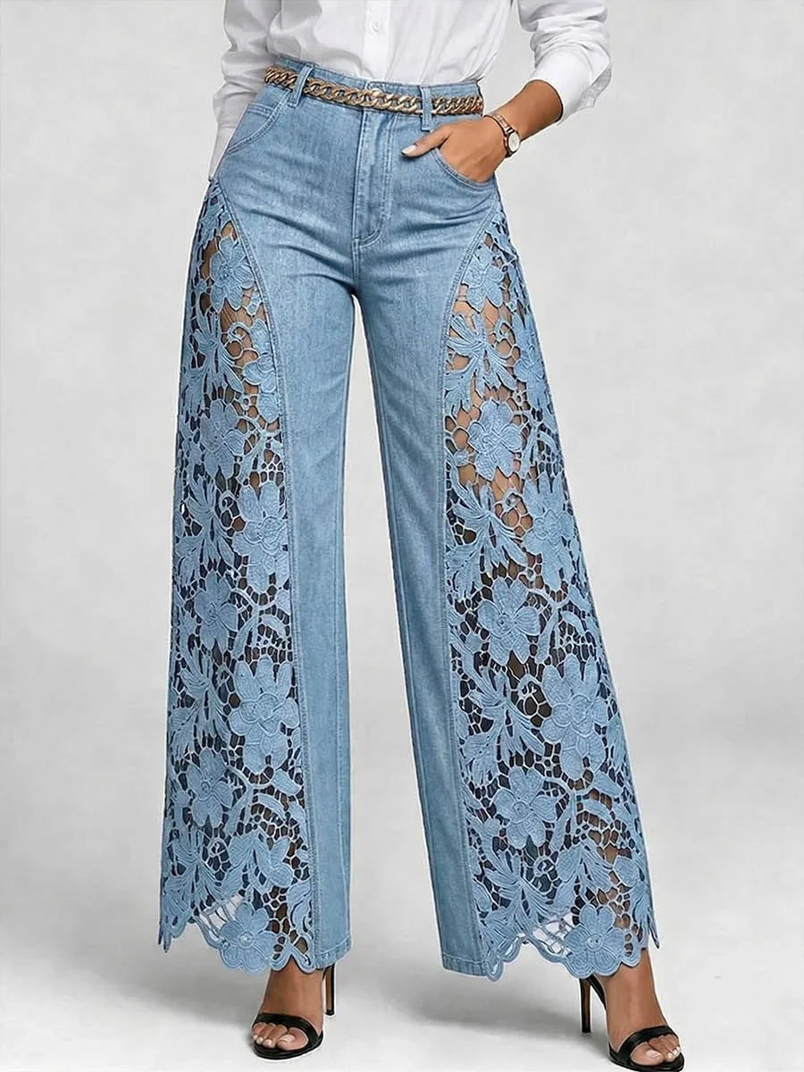 Teodora Zaffaroni™ Statement Wide-Leg Jeans for Effortless Evenings