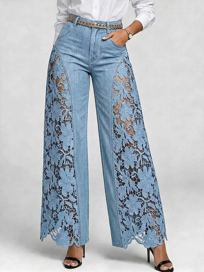 Teodora Zaffaroni™ Statement Wide-Leg Jeans for Effortless Evenings