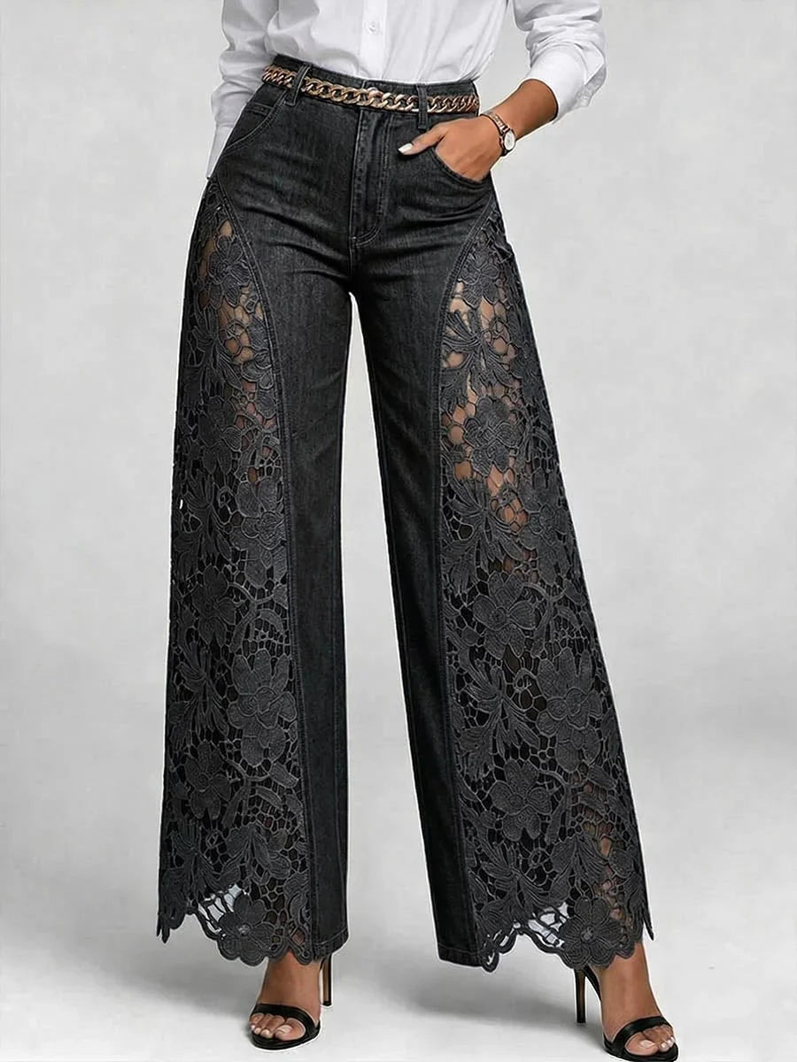 Teodora Zaffaroni™ Statement Wide-Leg Jeans for Effortless Evenings