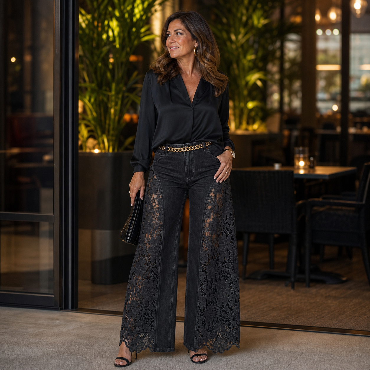 Teodora Zaffaroni™ Statement Wide-Leg Jeans for Effortless Evenings