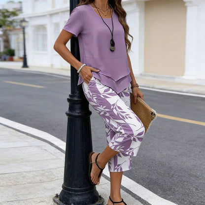 Tina Della Valle™ Relaxed Tunic Set for Effortless Style