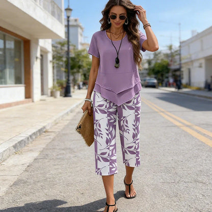 Tina Della Valle™ Relaxed Tunic Set for Effortless Style