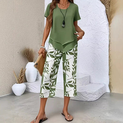 Tina Della Valle™ Relaxed Tunic Set for Effortless Style