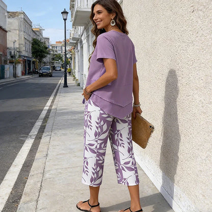 Tina Della Valle™ Relaxed Tunic Set for Effortless Style