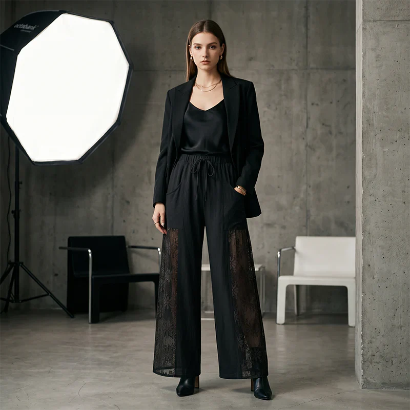 Tiziana Tosi™ Elegant Lace Pants for Everyday Comfort