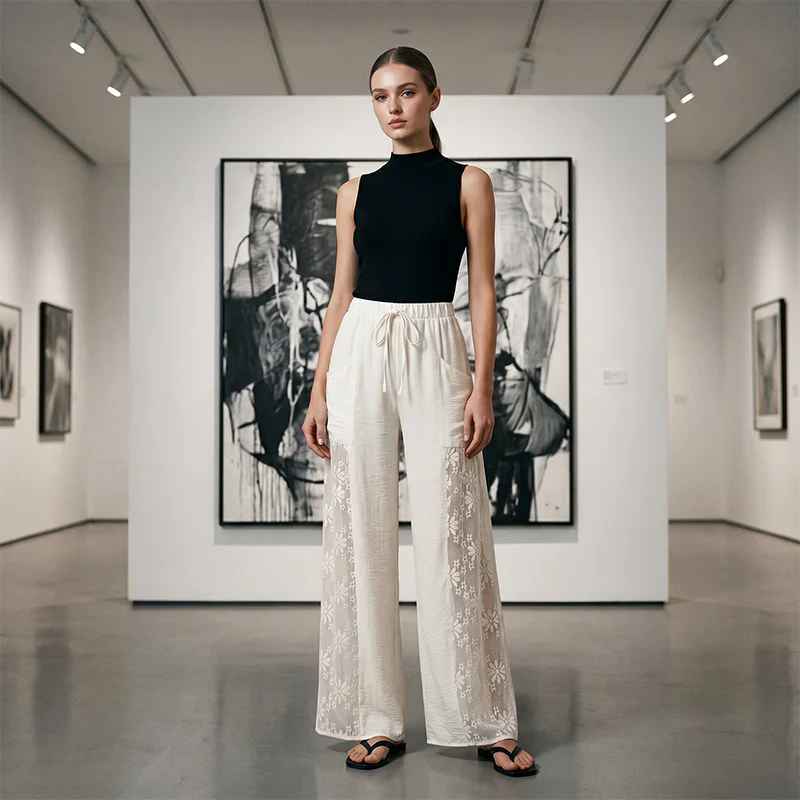 Tiziana Tosi™ Elegant Lace Pants for Everyday Comfort