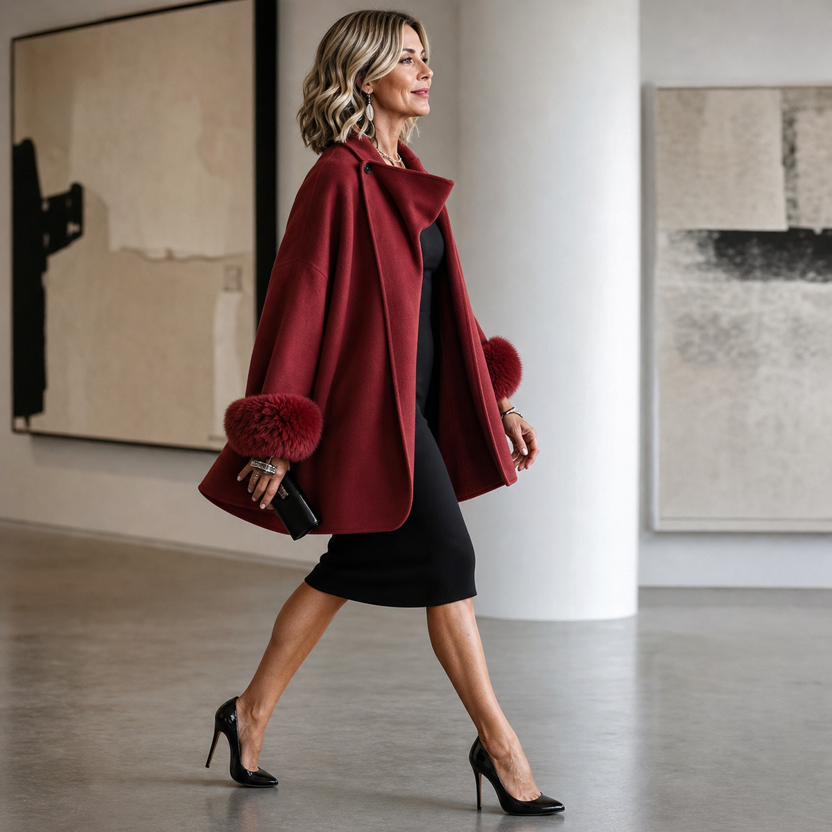 Tommasina Passarella™ Elegant Faux Fur Jacket for Effortless Style