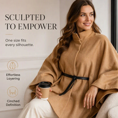 Tonia Fiorentino™ Cape Coat for Effortless Polish