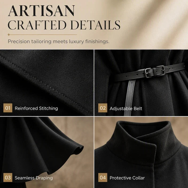 Tonia Fiorentino™ Cape Coat for Effortless Polish