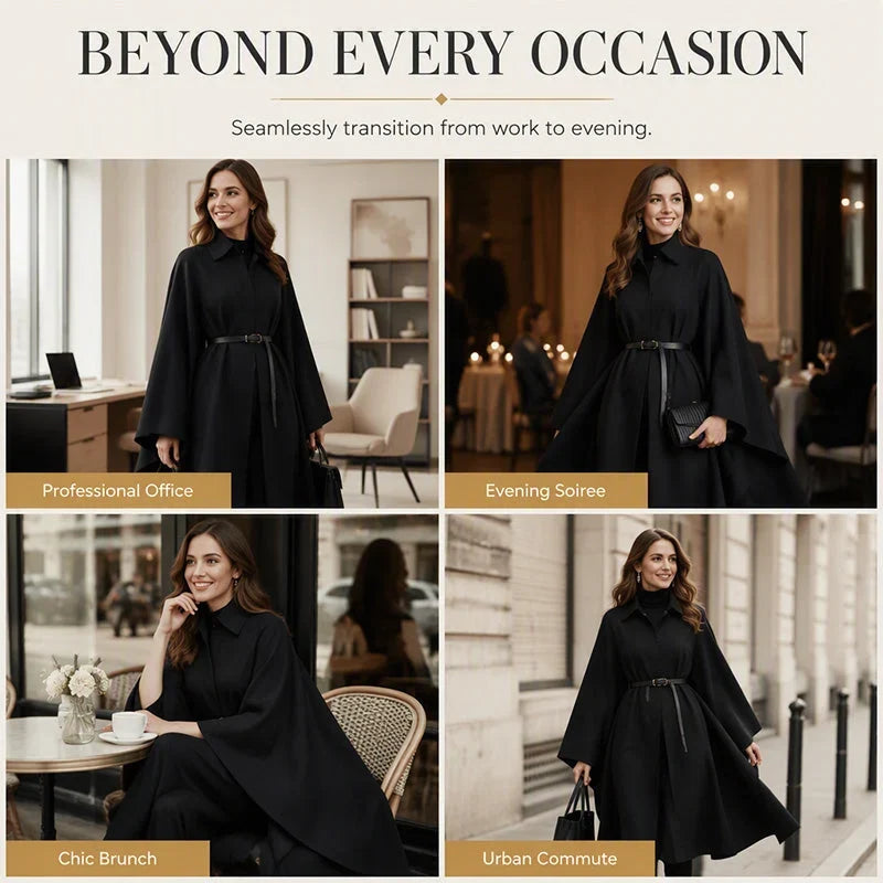 Tonia Fiorentino™ Cape Coat for Effortless Polish
