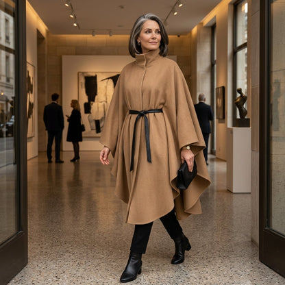Tonia Fiorentino™ Cape Coat for Effortless Polish