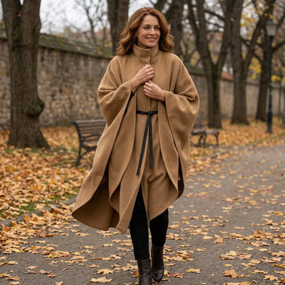 Tonia Fiorentino™ Cape Coat for Effortless Polish