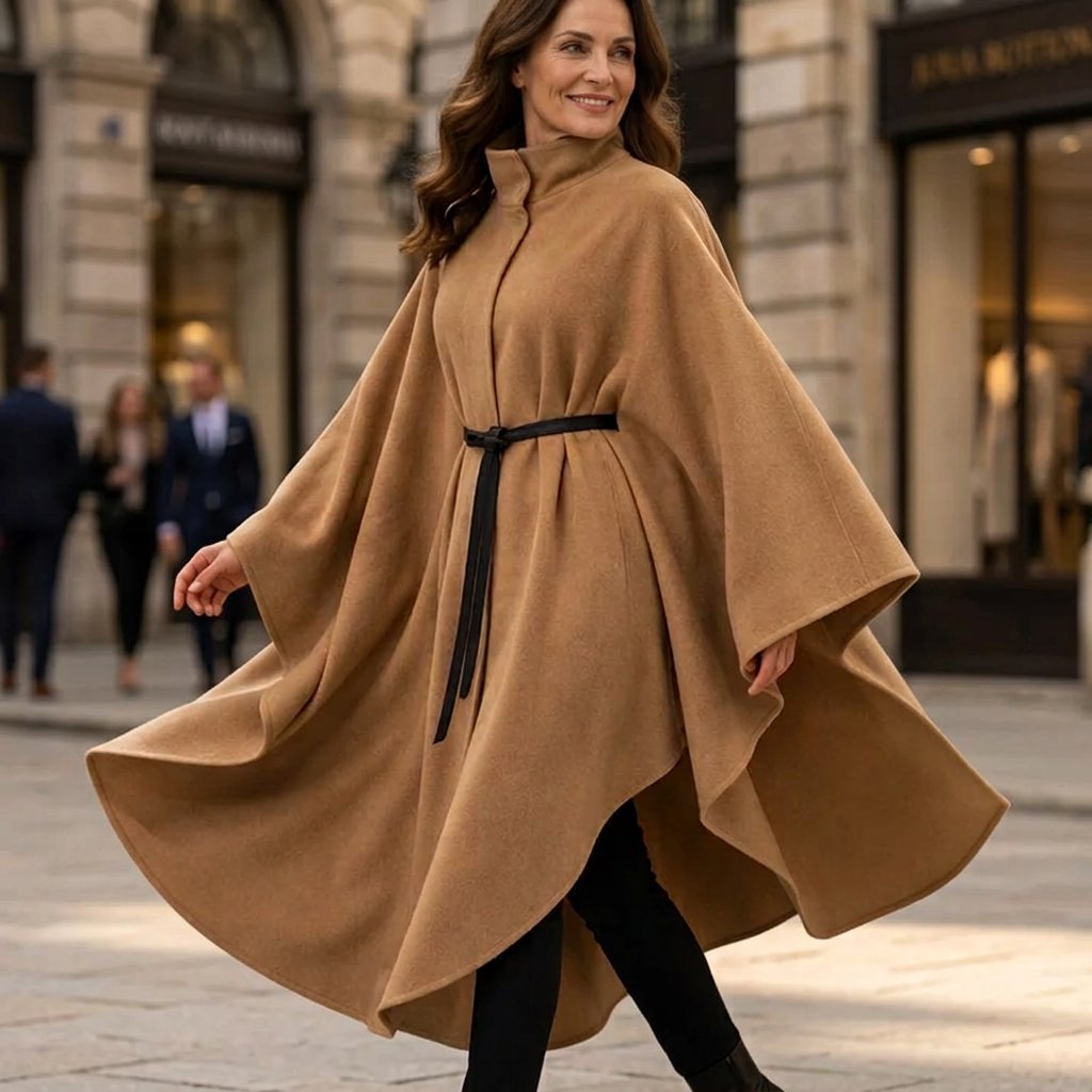 Tonia Fiorentino™ Cape Coat for Effortless Polish