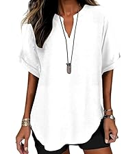 Tosca Floriani™ Breathable Cotton Top with Short Sleeves