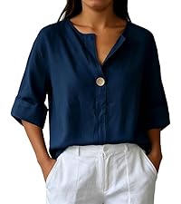 Tosca Floriani™ Breathable Cotton Top with Short Sleeves