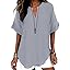 Tosca Floriani™ Breathable Cotton Top with Short Sleeves