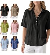 Tosca Floriani™ Breathable Cotton Top with Short Sleeves