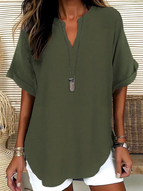 Tosca Floriani™ Breathable Cotton Top with Short Sleeves