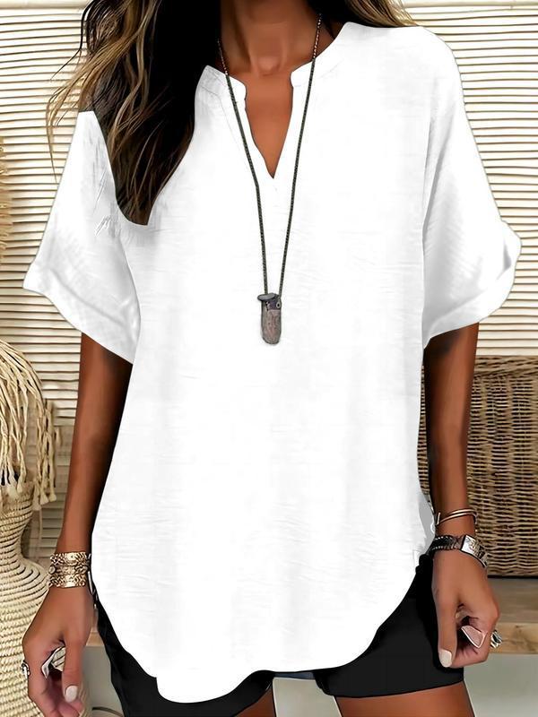 Tosca Floriani™ Breathable Cotton Top with Short Sleeves