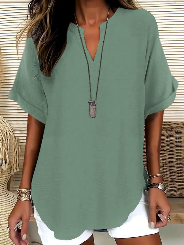 Tosca Floriani™ Breathable Cotton Top with Short Sleeves