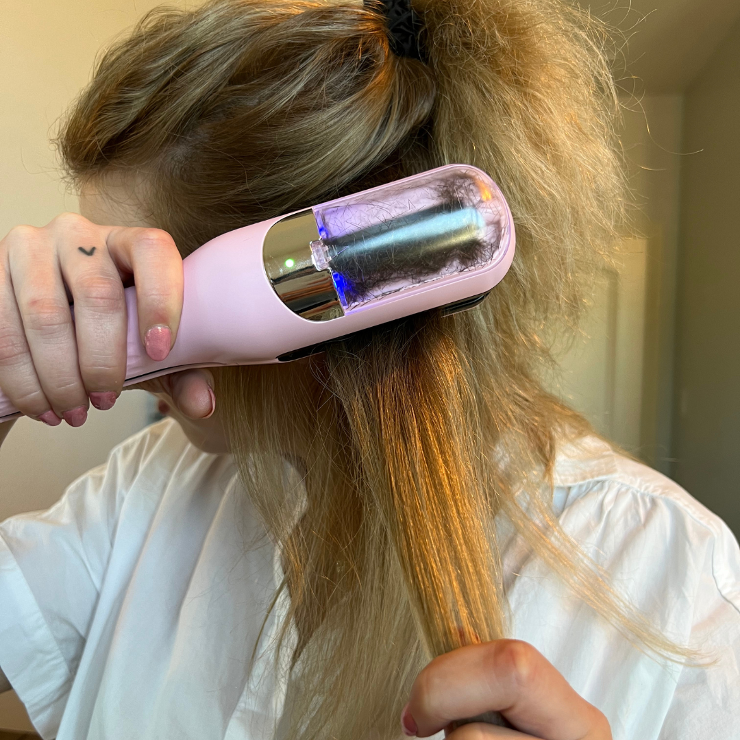 TrimTLC™ Tool for repairing damaged hair ends