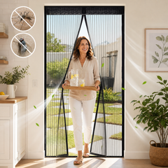 TrioGuard™ Hands-Free Screen Door for Breathable, Bug-Free Rooms
