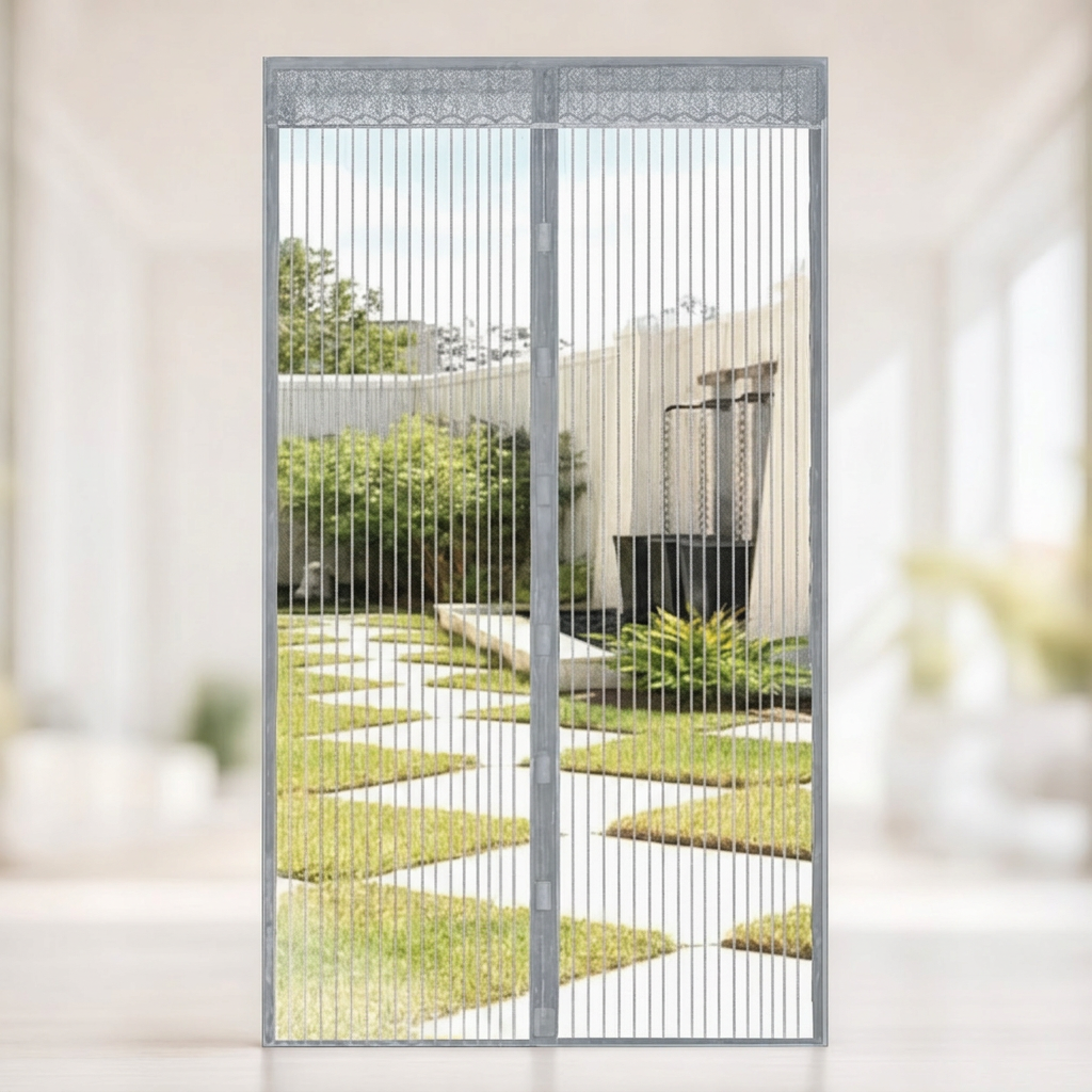 TrioGuard™ Hands-Free Screen Door for Breathable, Bug-Free Rooms