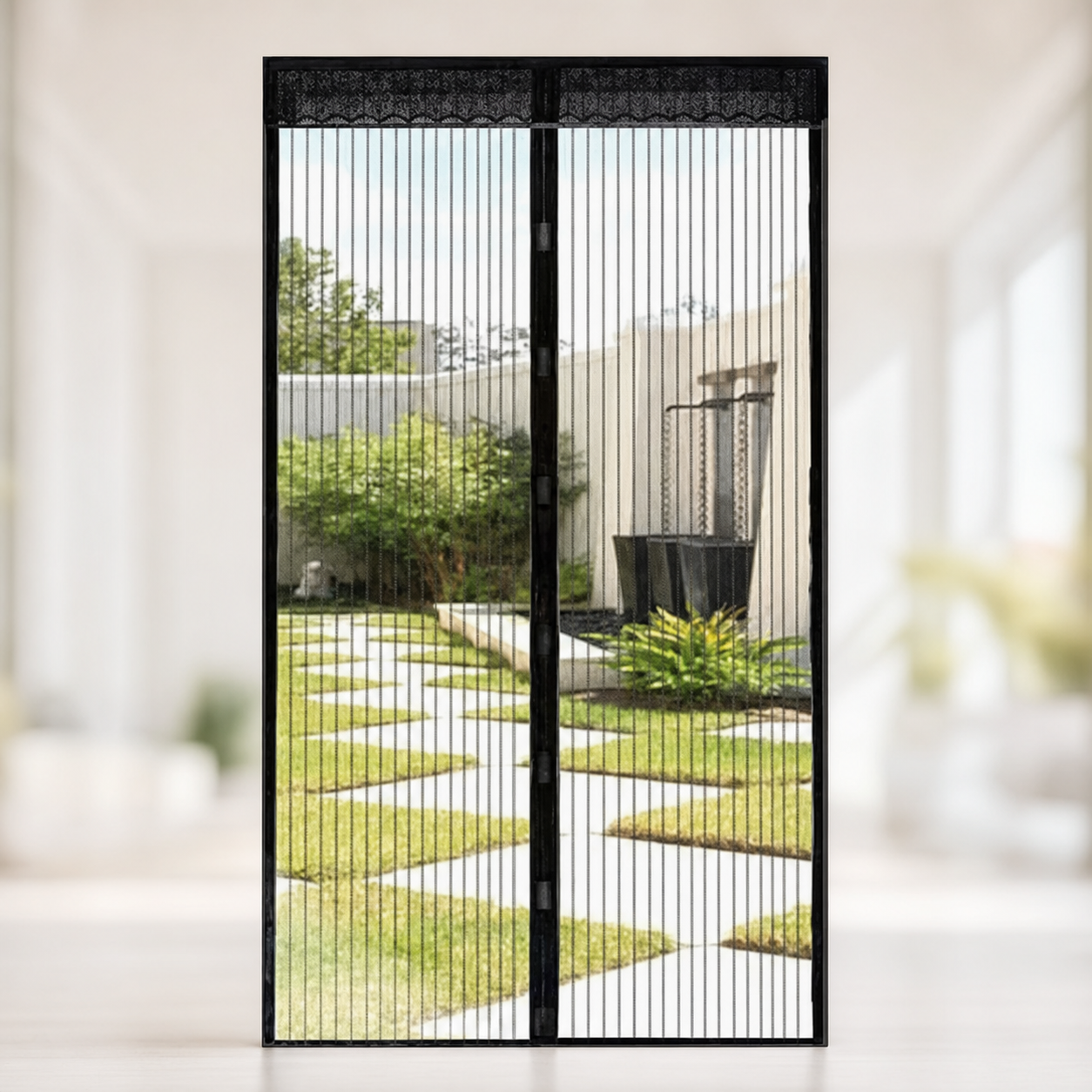 TrioGuard™ Hands-Free Screen Door for Breathable, Bug-Free Rooms