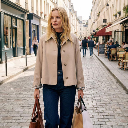 Ubalda Boccaccio™ Versatile Cropped Jacket for Casual and Professional Wear