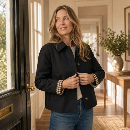 Ubalda Boccaccio™ Versatile Cropped Jacket for Casual and Professional Wear