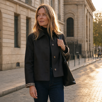 Ubalda Boccaccio™ Versatile Cropped Jacket for Casual and Professional Wear