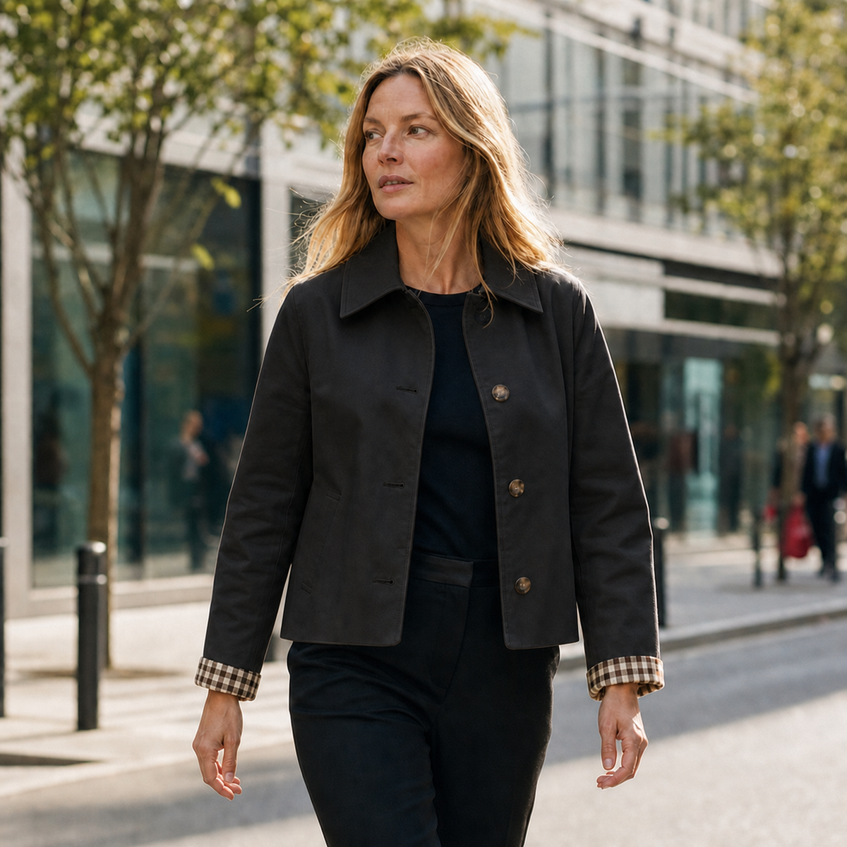 Ubalda Boccaccio™ Versatile Cropped Jacket for Casual and Professional Wear