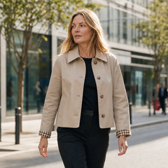 Ubalda Boccaccio™ Versatile Cropped Jacket for Casual and Professional Wear